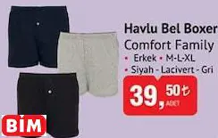 COMFORT FAMİLY HAVLU BEL BOXER